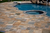 Golden quartzite pavers Gobi yellow Norwegian buff